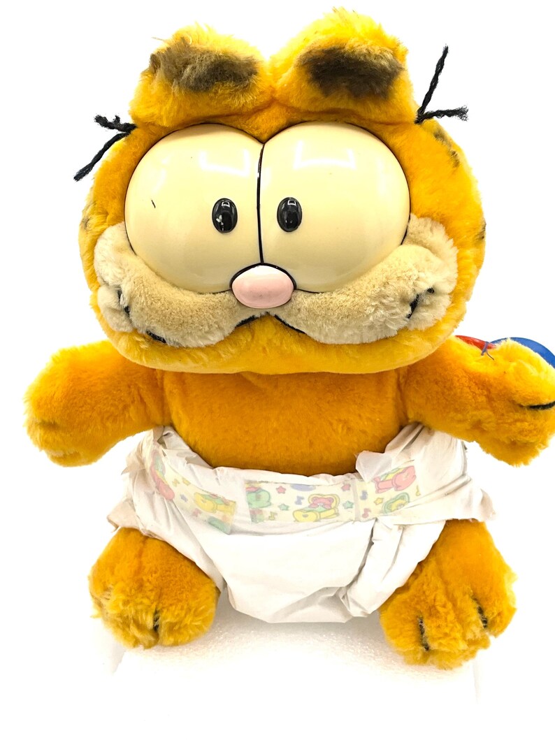 Gorgeous Collectible and Vintage Garfield Cat “baby’, Orange, Stuffed ...