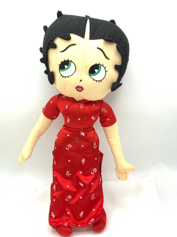 Gorgeous Collectible Betty Boop Stuff Doll, World Travel Asian Red
