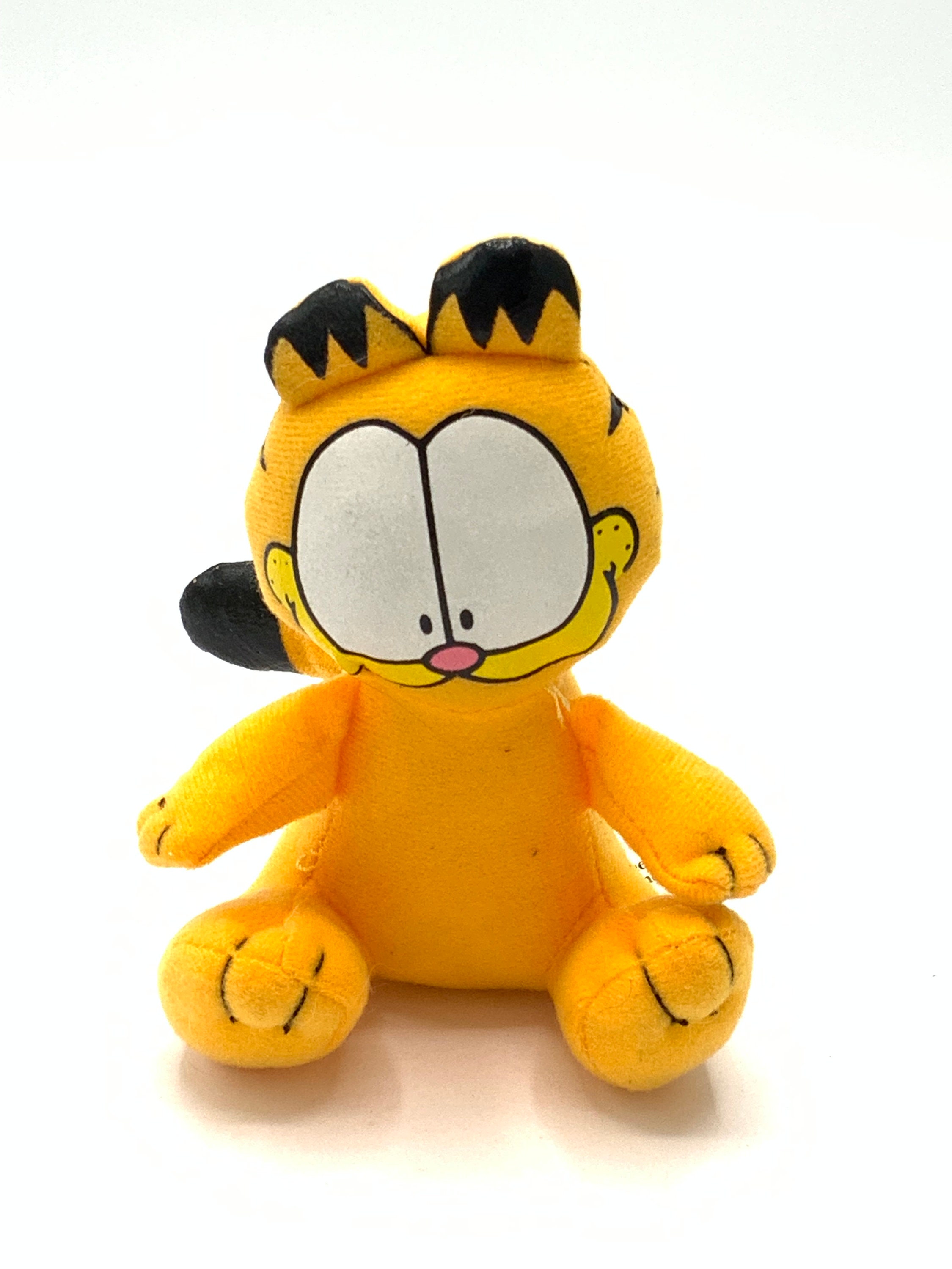 Vintage Garfield Plush Toy ガーフィールド ぬいぐるみ Vintage Garfield Stuffed, Push Toy, Small, Cat, Orange. - Etsy