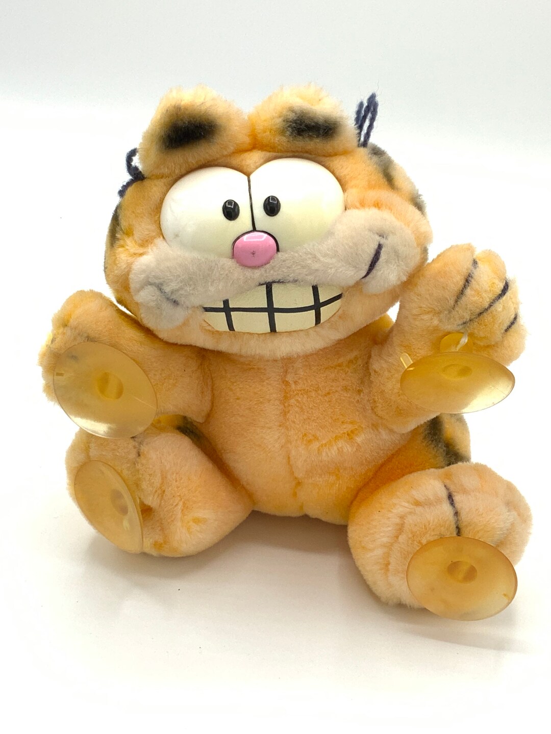 Gorgeous Collectible and Vintage Garfield With Suction Cup, Stuffed ...