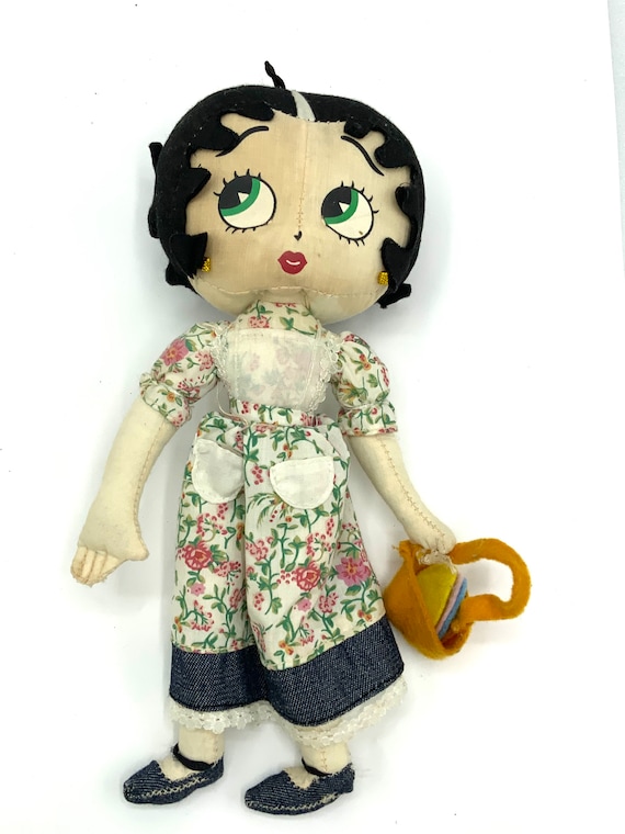 Gorgeous Collectible and Vintage Betty Boop Stuffed Doll With Long