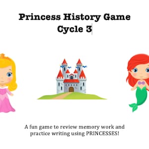 Cycle 3 Princess History Game