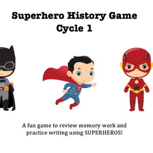 Cycle 1 Superhero History Game