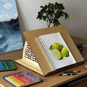 Personalized Drawing Board, portable easel, wooden easel, table easel, painting easel, drawing table, gift for the artist!