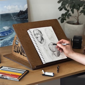 Personalized Drawing Board, portable easel, wooden easel, table easel, painting easel, drawing table, gift for the artist!