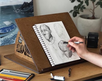 Personalized Drawing Board, portable easel, wooden easel, table easel, painting easel, drawing table, gift for the artist!