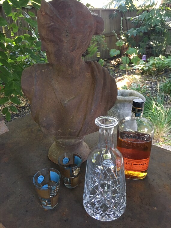 Vintage Samobor Royal Gallery Decanter/24% Pbo/ Hand Cut Lead