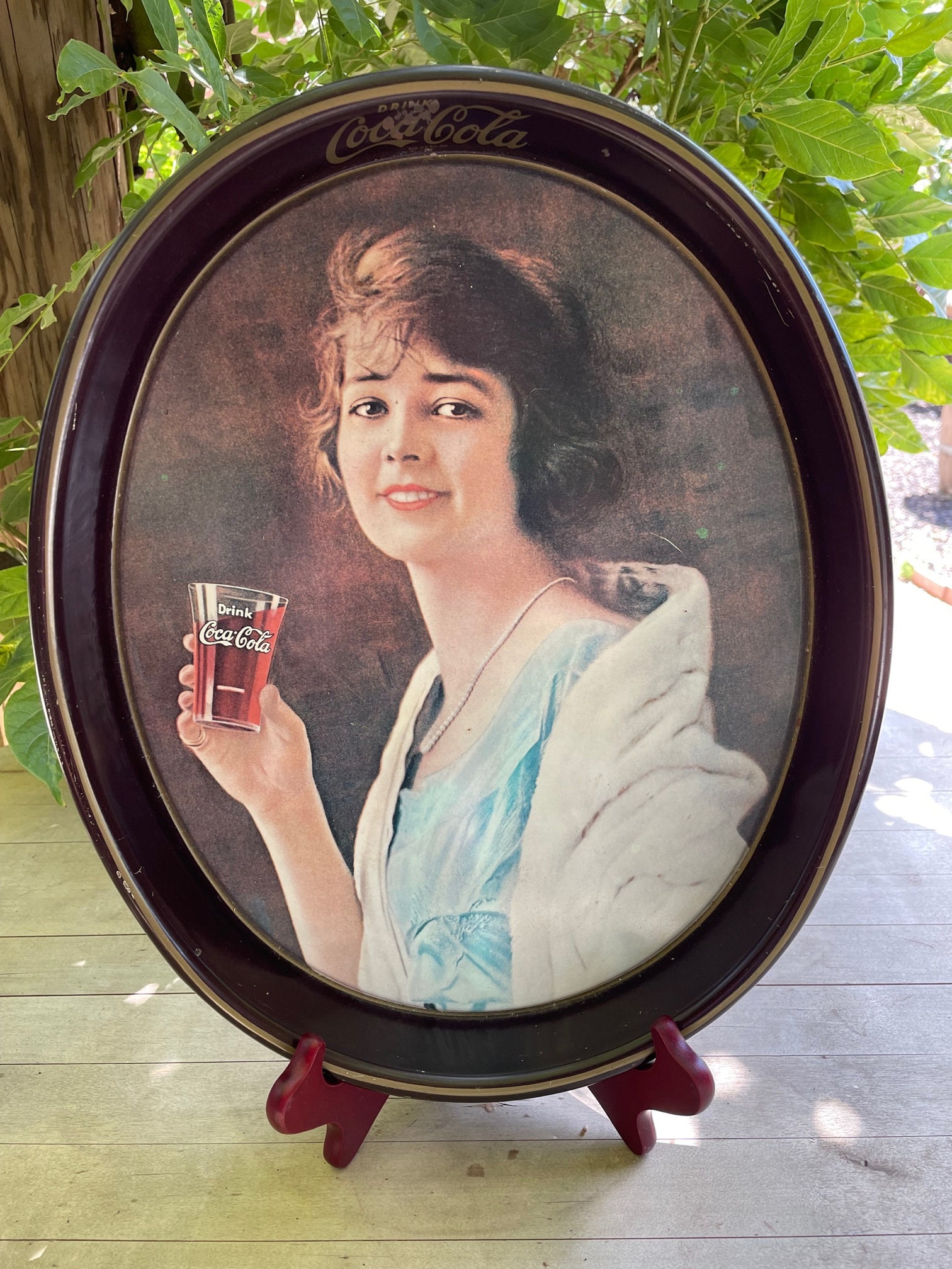 コレクション Coca-Cola  1950s VINTAGE  TRAY Vintage 1950s Coca Cola Advertisement Metal Tray 