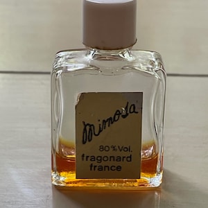Vintage Fragonard Mimosa Eau De Parfum Mini Splash - 6 ml/Pre-Owned