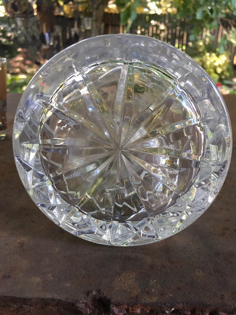 Vintage Samobor Royal Gallery Decanter/24 Pbo/ Hand Cut Lead Crystal