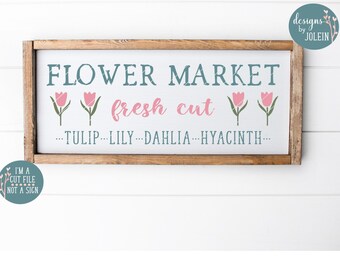 Cut File - Flower Market