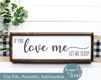 Let Me Sleep Svg Etsy