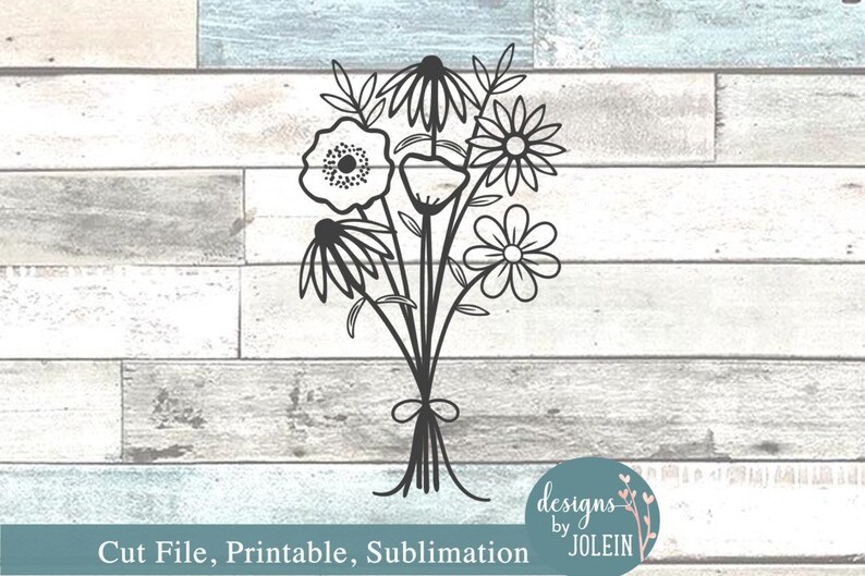 Free Free 117 Wildflower Bouquet Svg Free SVG PNG EPS DXF File