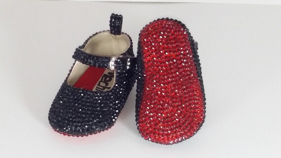 newborn red bottom shoes