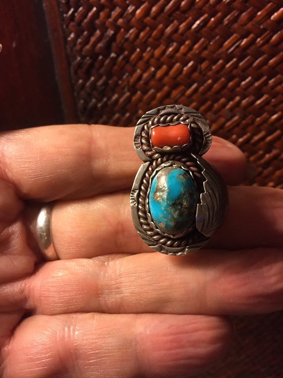 Rare vintage Navajo ring - image 4