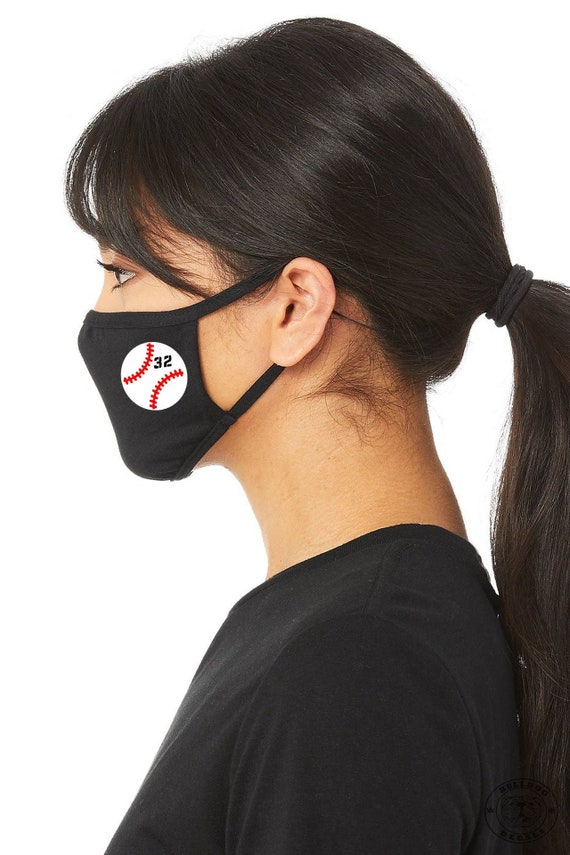 Baseball Face Mask Etsy