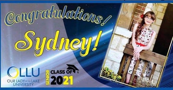 Customized Graduation Banner