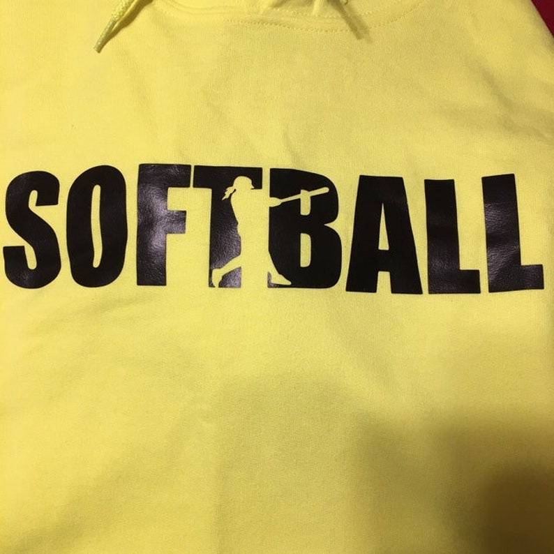 Personalized Softball Hoodie Perfect for the Softball Player Etsy