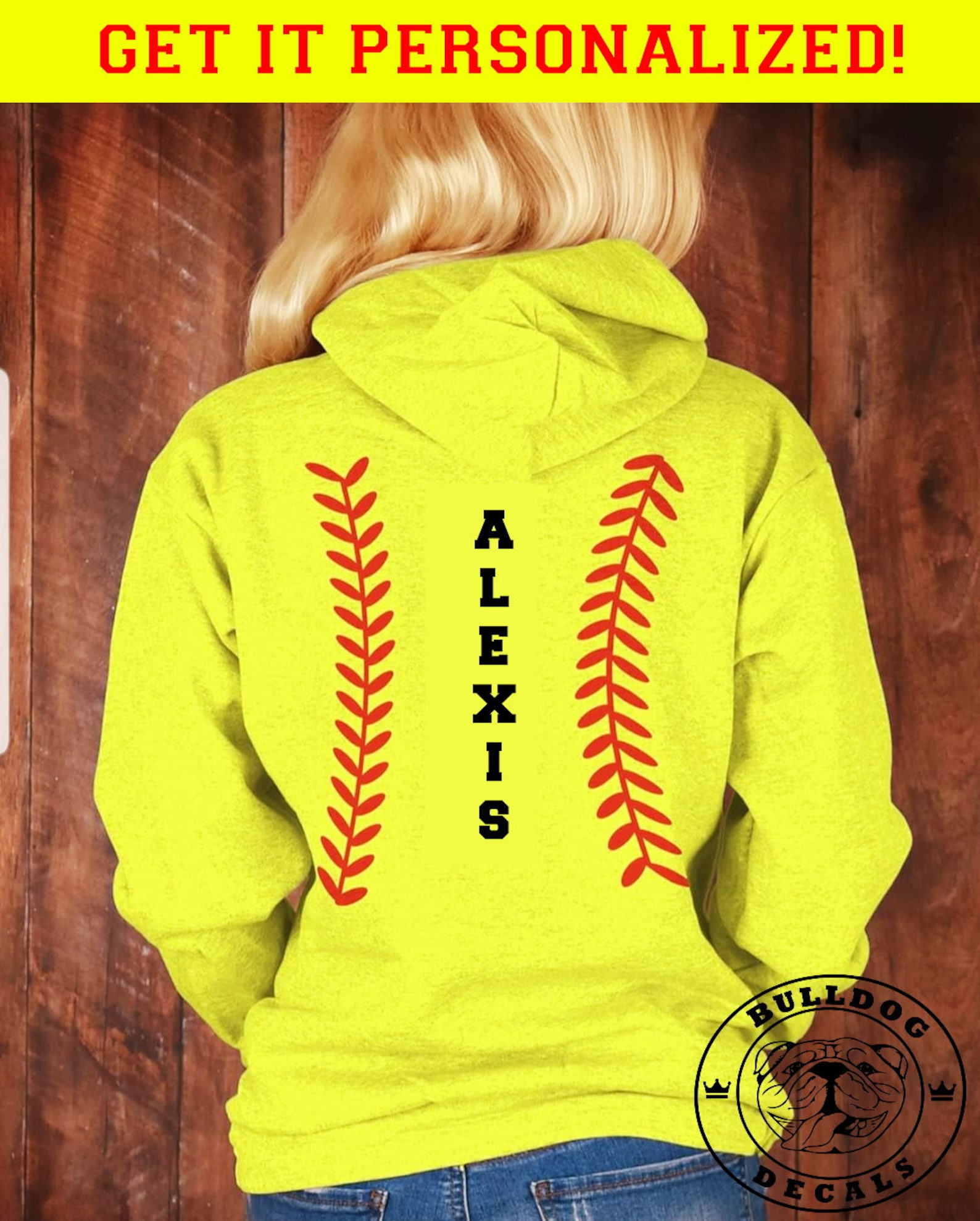Personalized Softball Hoodie Perfect for the Softball Player Etsy
