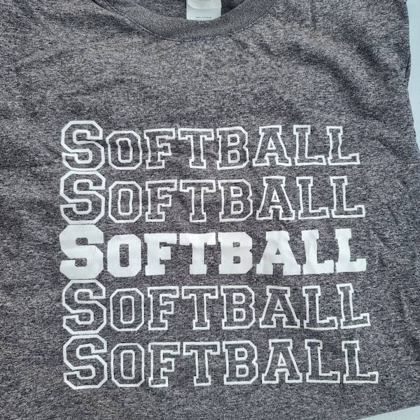 Mens Softball Dri Fit Shirt Etsy