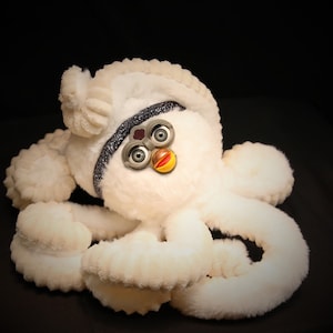 Handmade Octopus Furby Plush: Custom Oddbody Art Doll