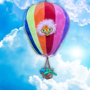 Custom Furby Oddbody Long Furby  Air Balloon Handmade Art Plush Puppet Custom Plush Odd Gifts Funny Gifts Weird Gifts Balloon Purse Puppet