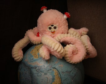 Custom Furby Oddbody long Furby Octopus handmade artisan plush puppet odd weird funny gifts