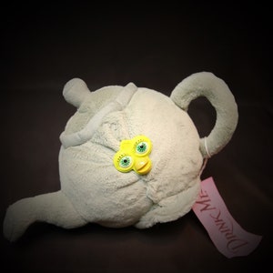 Custom Tea Pot Furby Plush: Handmade Oddbody Art Doll