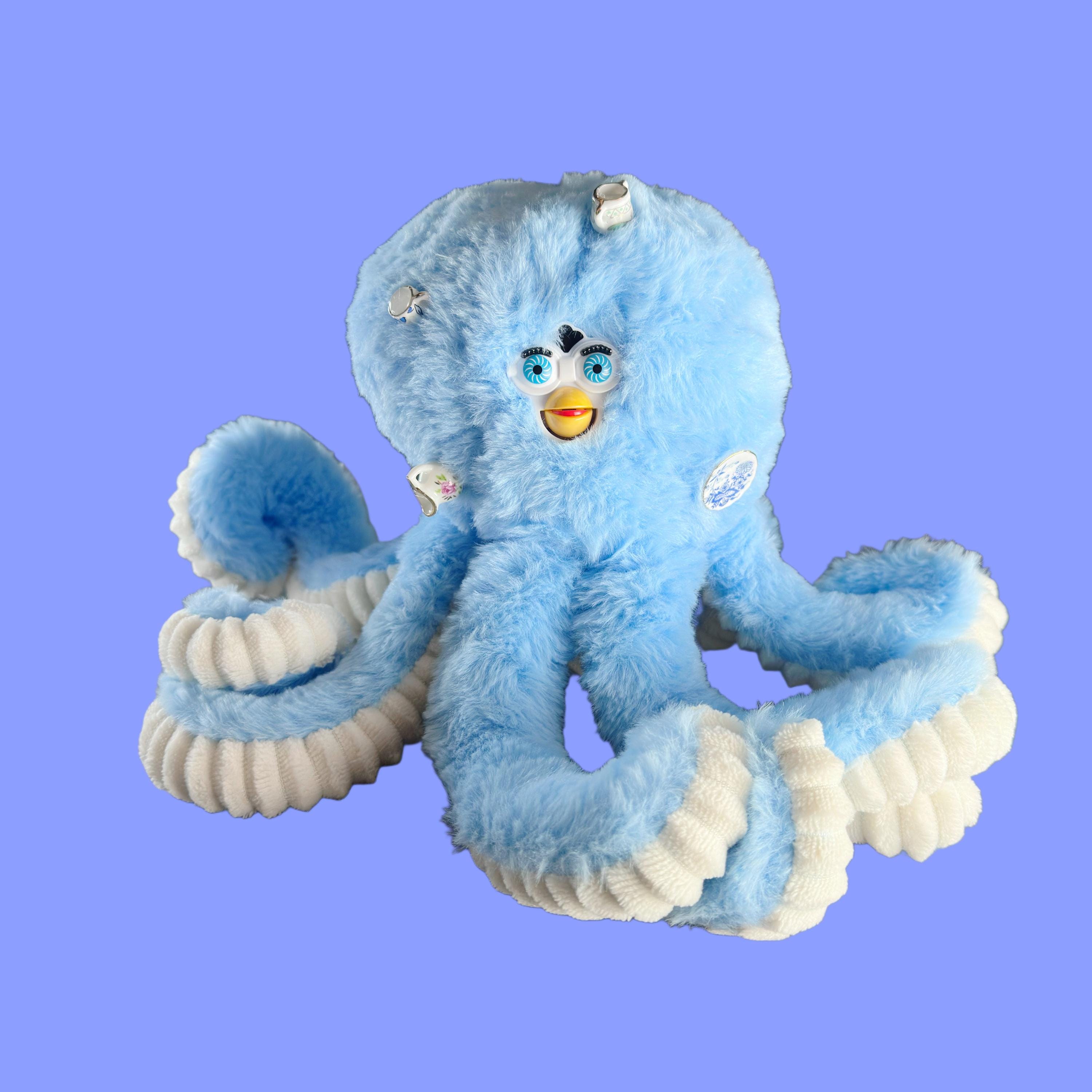 Custom Furby Oddbody Long Furby Octopus Handmade Art Plush Puppet Custom Furby Oddbody Long Furby Octopus Handmade Art Plush Puppet