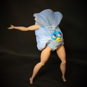 Furby Doll Long Furby Cursed Towel Furby Doll Oddbody Furby Puppet Custom Plush Odd Gifts Funny Gifts Weird Gifts Furby with legs