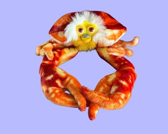 Custom Furby Oddbody Long Furby Crab Handmade Art Plush Puppet Custom Plush Odd Gifts Funny Gifts Weird Gifts Ocean Crab Puppet
