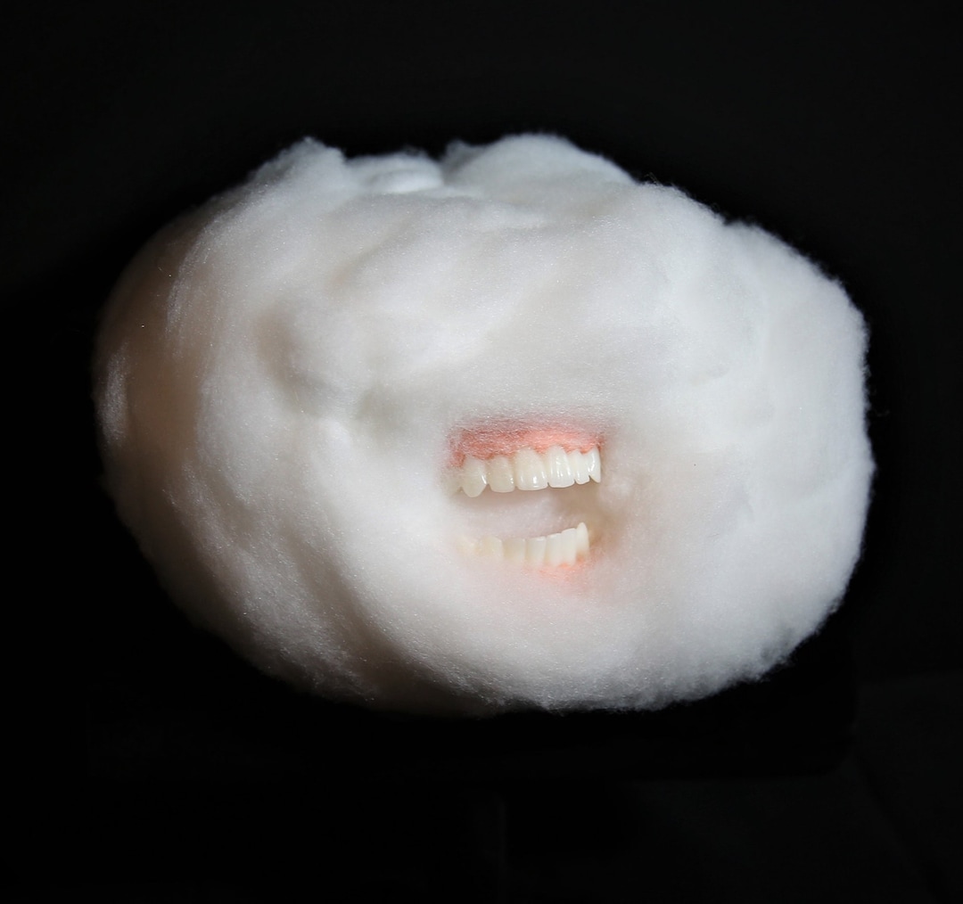 Teeth Cloud Hanging Cloud Mouth Art Multimedia Weird Stuff - Etsy
