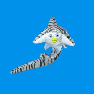 Custom Furby Oddbody Long Furby SharkHandmade Art Plush Puppet Custom Plush Odd Gifts Funny Gifts Weird Gifts Eagle Puppet