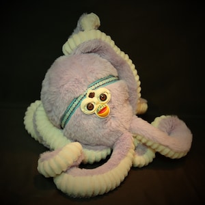 Custom Furby Oddbody Long Furby Octopus Handmade Art Plush Puppet Custom Plush Odd Gifts Funny Gifts Weird Gifts Octopus Puppet
