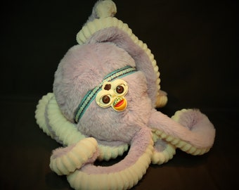 Custom Furby Oddbody Long Furby Octopus Handmade Art Plush Puppet Custom Plush Odd Gifts Funny Gifts Weird Gifts Octopus Puppet
