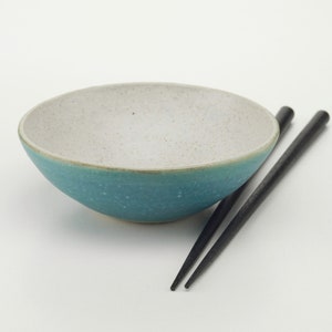 Small Blue Bowl, hand thrown ceramic, stoneware pottery image 3