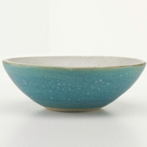 Small Blue Bowl, hand thrown ceramic, stoneware pottery image 1
