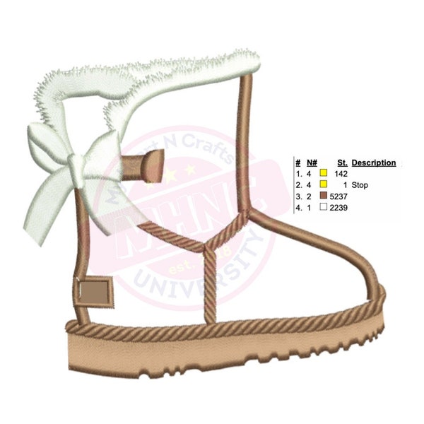 Exclusive, Cute Fur Boots Applique Embroidery Design, Fall Boots, UGG boots