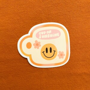 Adesivo in vinile Cup of Sunshine