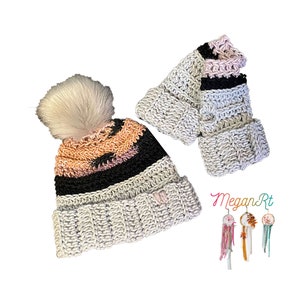 Hat and gloves set