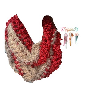 red winter scarf