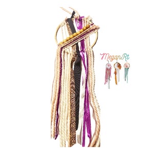 Purple wall hanging