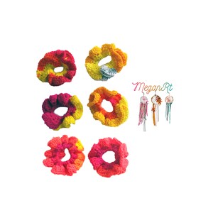 multicolor scrunchies