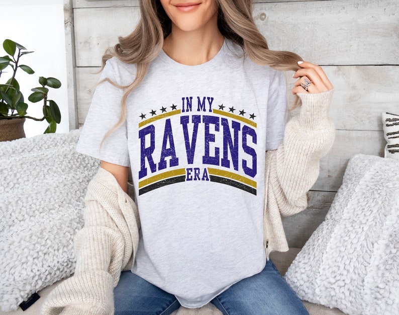 In My Ravens Era Shirt, Baltimore Ravens Shirts, Raven Nfl Playoffs