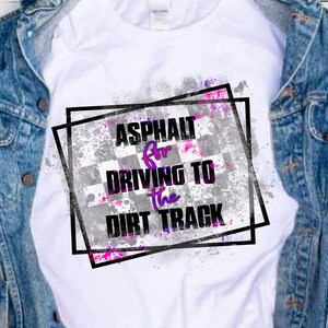 Asfalt voor het rijden naar de onverharde weg, Sublimation Racing png, Racing png, Racing Shirt Design, Race Track PNG, DTF Racing Design, DTF png
