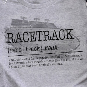 Racetrack Word Definition PNG, Definition Race Design, Race Design, Sublimation Race png, Racing png, Race Shirt Design, DTF Race Design
