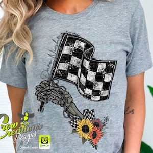 Retro Racing Checker Flag Date Night, Retro Racing Skeleton Hand, Racing Png, Racing Shirt Design, Racing Sublimation PNG, Dtf Race Design