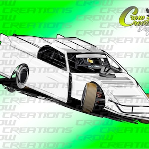 Modified Racecar PNG, Sublimation Racing Design, Dirt Racing PNG, Racing Shirt Design, Digital Download, DTF Design, Screen Print