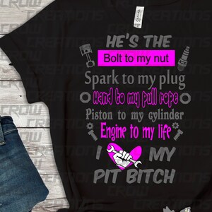 I Love My Pit Bitch PNG, Sublimation Racing Design, Dirt Racing PNG, Racing Shirt Design, Digital Download, DTF Design, Screen Printing