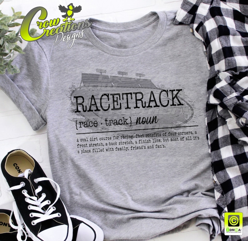 Racetrack Word Definition PNG Definition Race Design Race Etsy